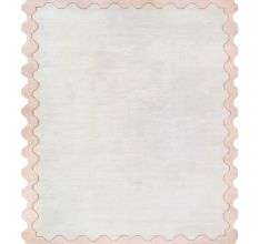 Handknotted Wool Burgundy Ivory Rug